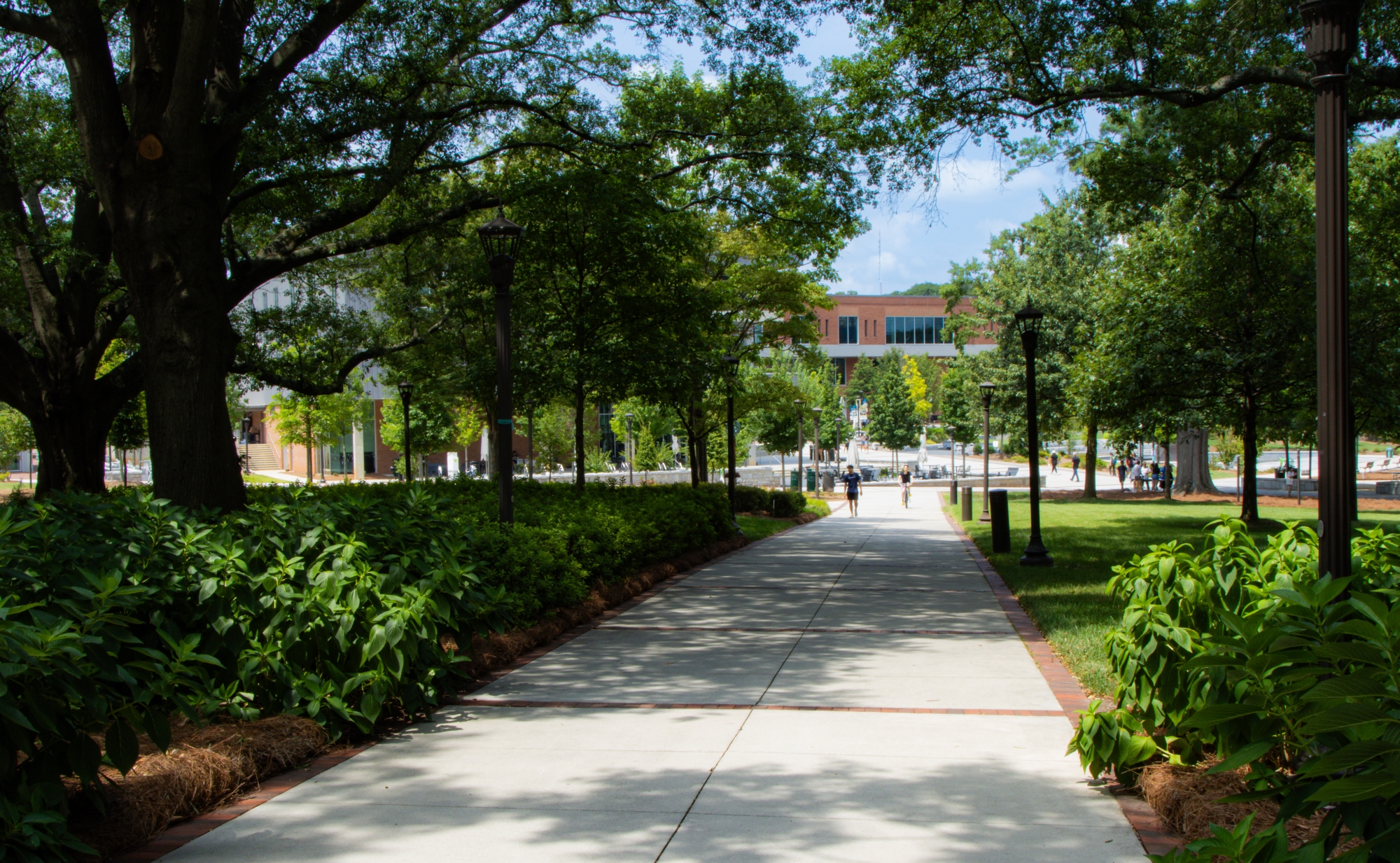 walking to student center